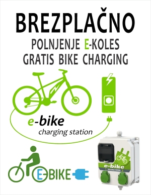 E-bike brezplačno poljene, Green zone Pečica