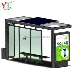 sodobna  solarna wi-fi,  avtobusna postajališča